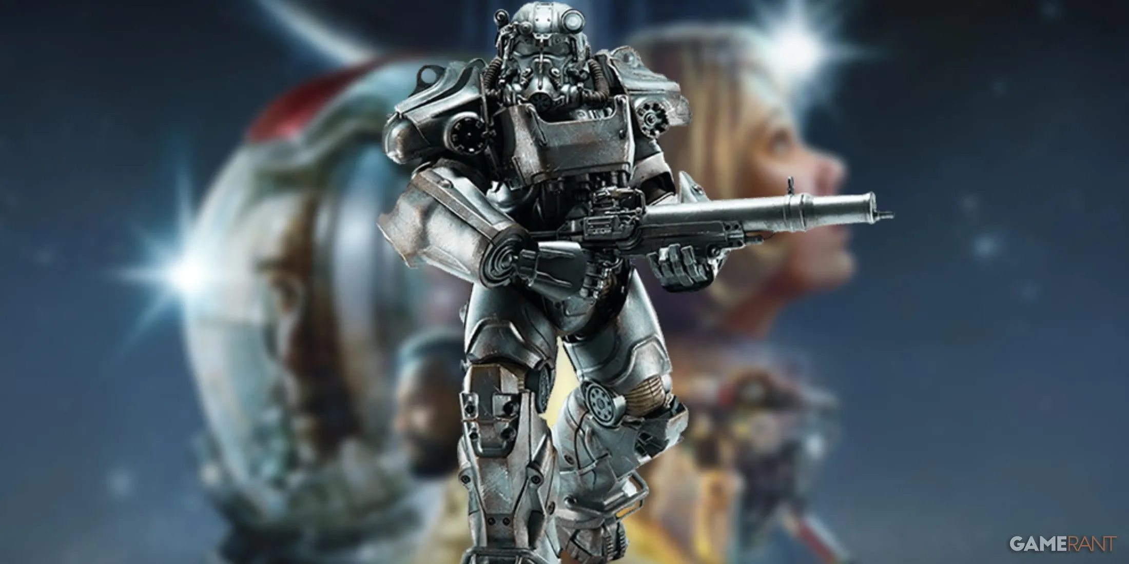 Minh họa liên hệ giữa Starfield và Fallout, hai thương hiệu lớn của Bethesda, trong bối cảnh tin đồn DLC và dự án mới