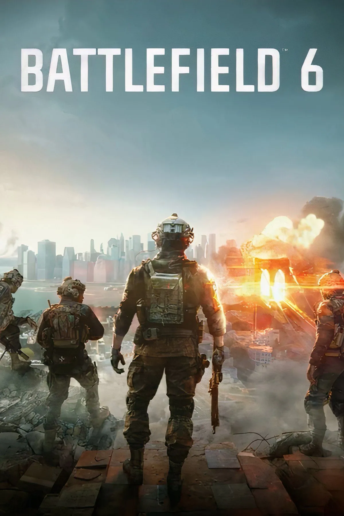 Ảnh bìa chính thức của trang tag Battlefield 6 hoành tráng và chuyên nghiệp