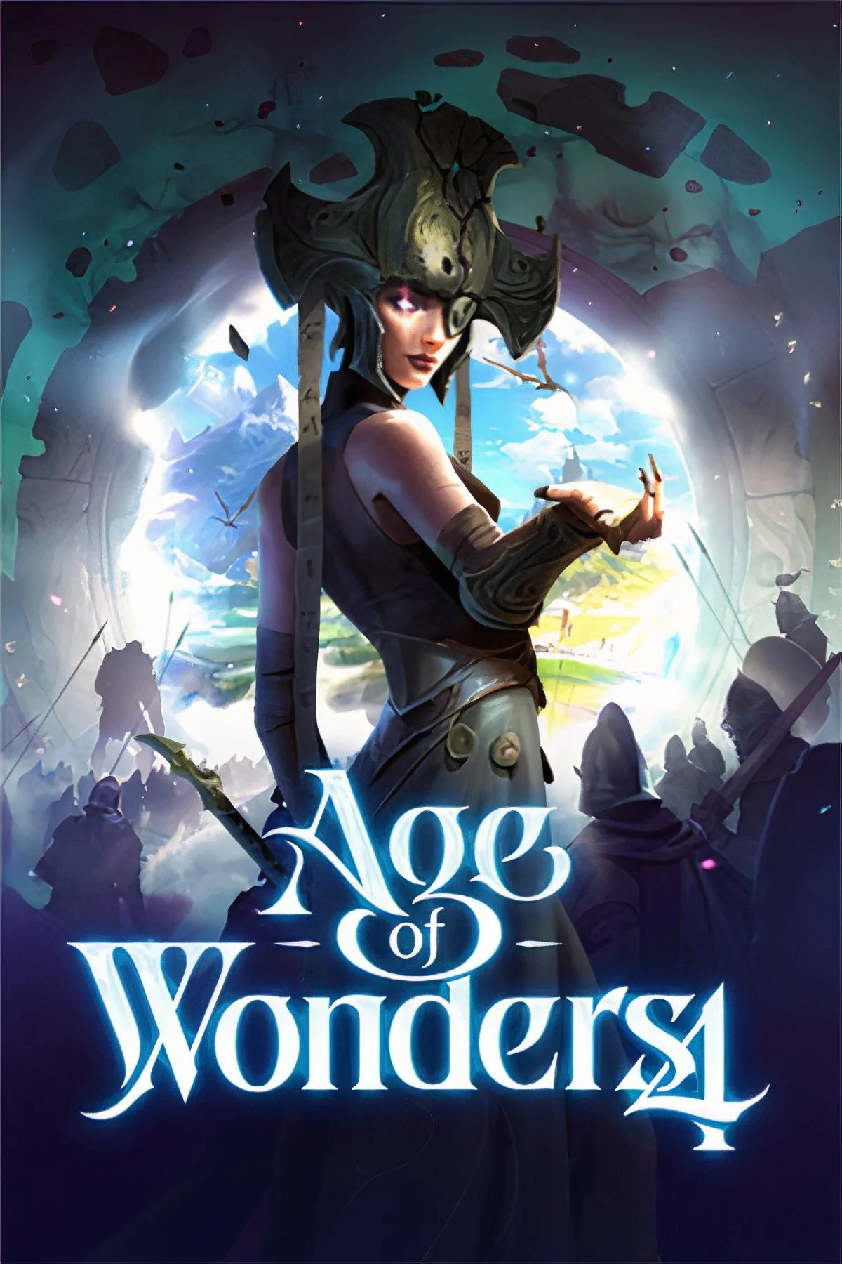 Bản đồ thế giới Age of Wonders 4 với các phe phái và phép thuật tác động môi trường