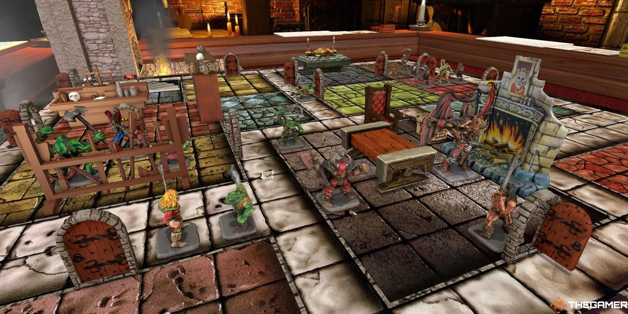 Bản đồ và nhân vật HeroQuest