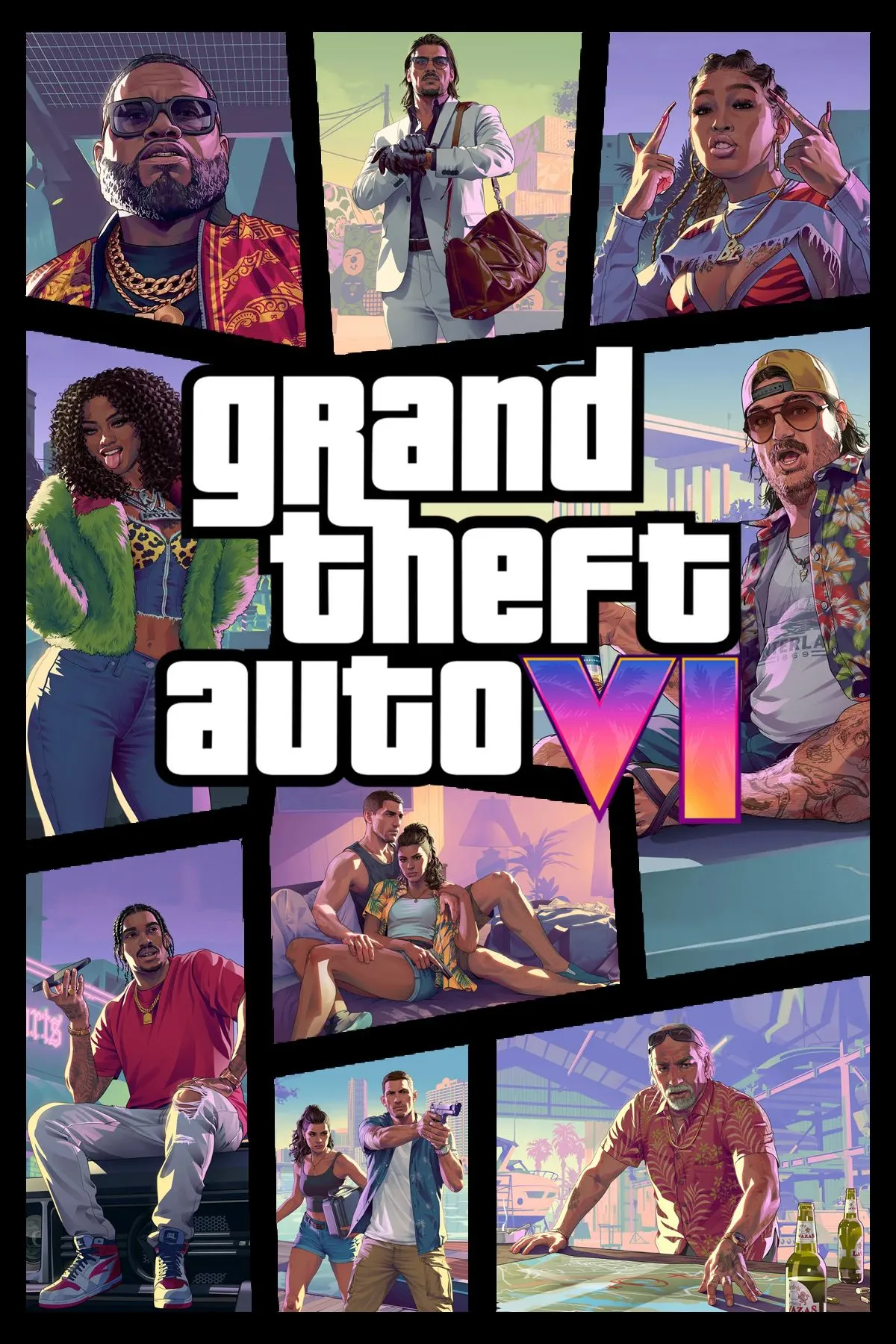 Bìa game Grand Theft Auto 6, biểu tượng cho tựa game được mong đợi nhất của Rockstar Games