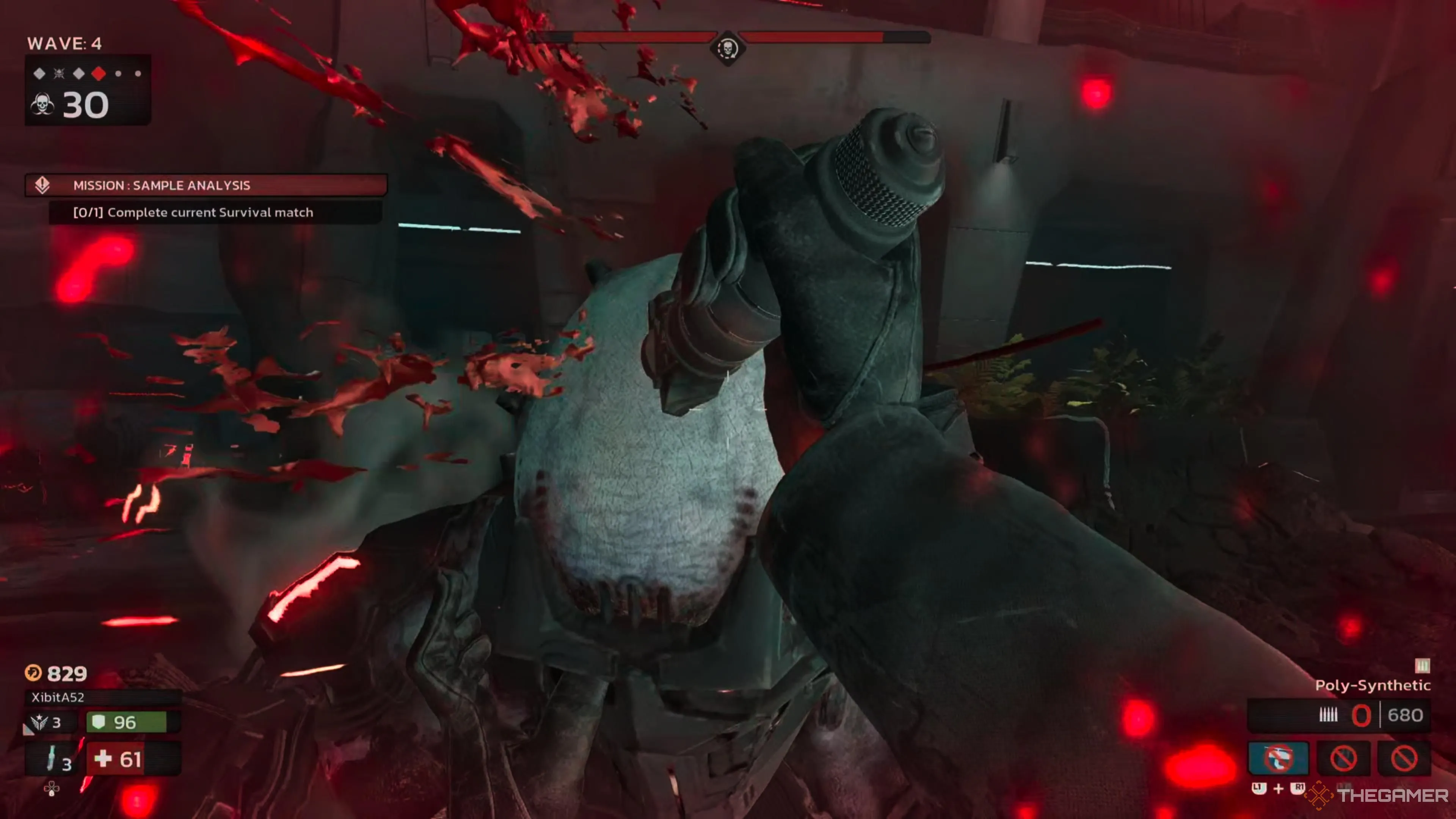 Game thủ thực hiện đòn kết liễu (execution) lên một Zed trong Killing Floor 3.