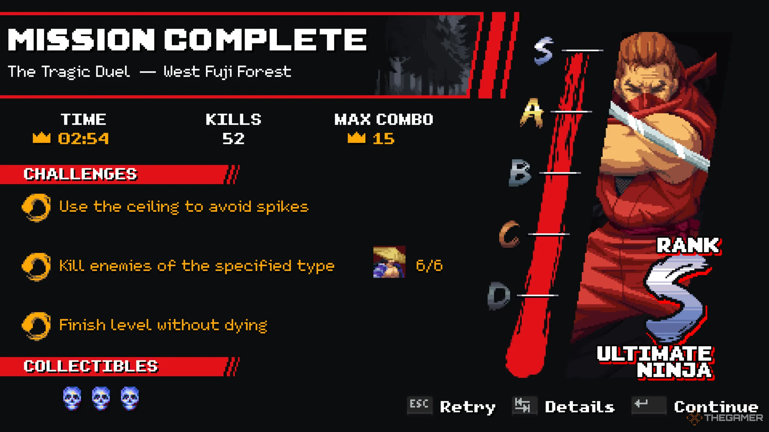 Hệ thống xếp hạng S-Rank trong Ninja Gaiden Ragebound
