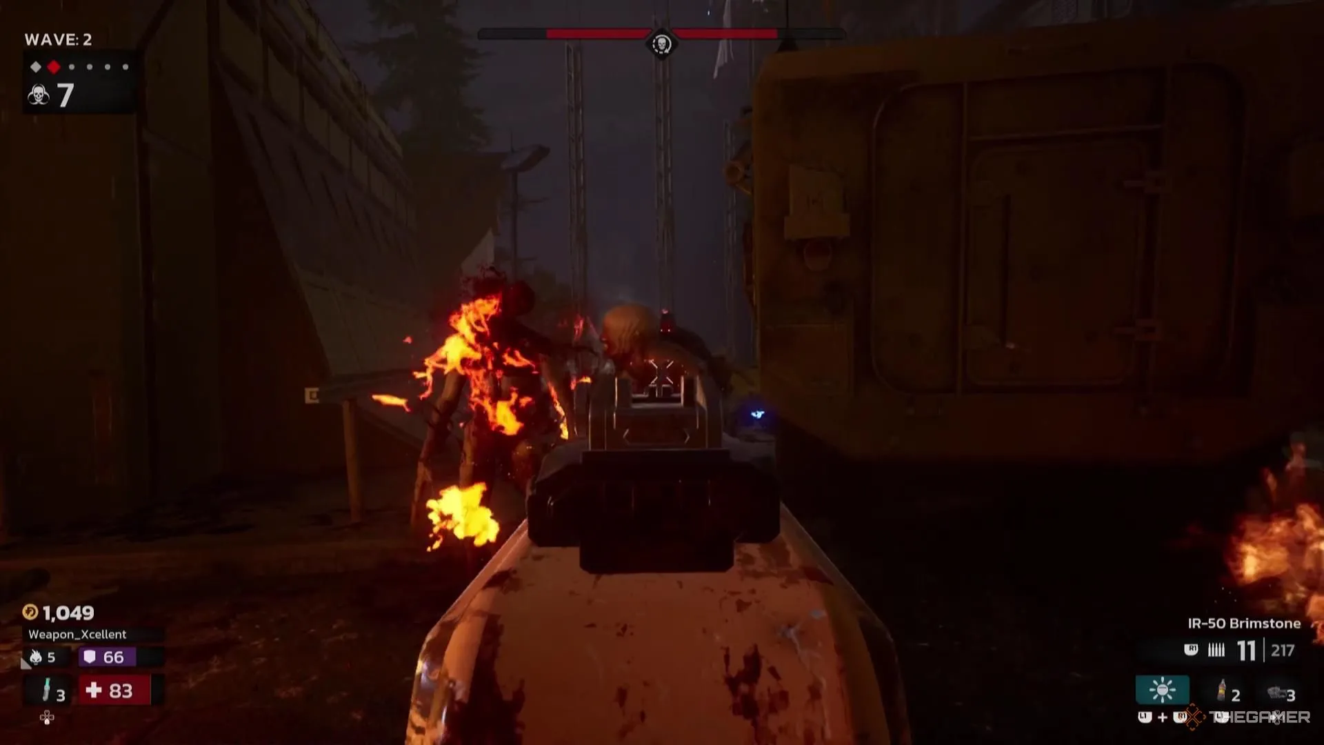 Kẻ thù bốc cháy dữ dội khi bị tấn công bởi Firebug trong Killing Floor 3, minh họa sức mạnh của hiệu ứng đốt cháy.
