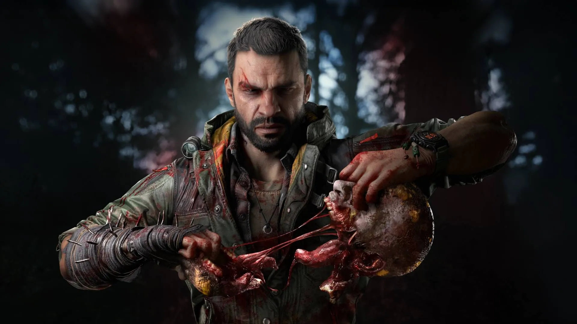 Kyle Crane thể hiện sức mạnh tàn bạo trước zombie trong Dying Light The Beast.