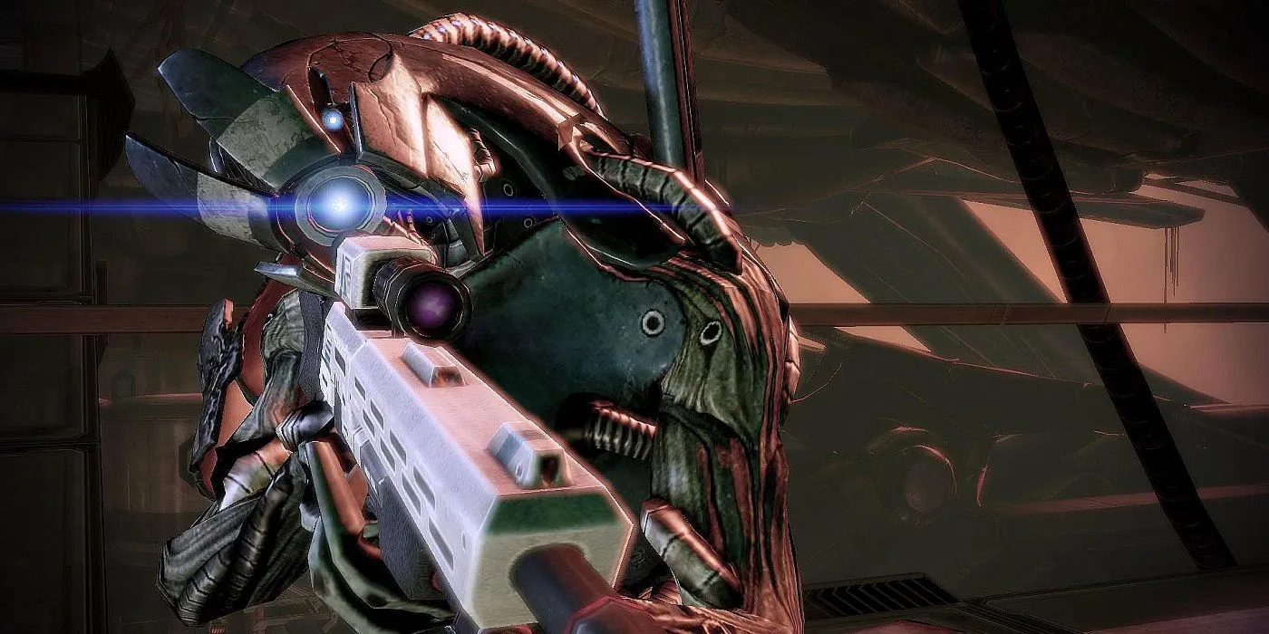 Legion, thành viên Geth, với kỹ năng bắn tỉa điêu luyện trong Mass Effect 2