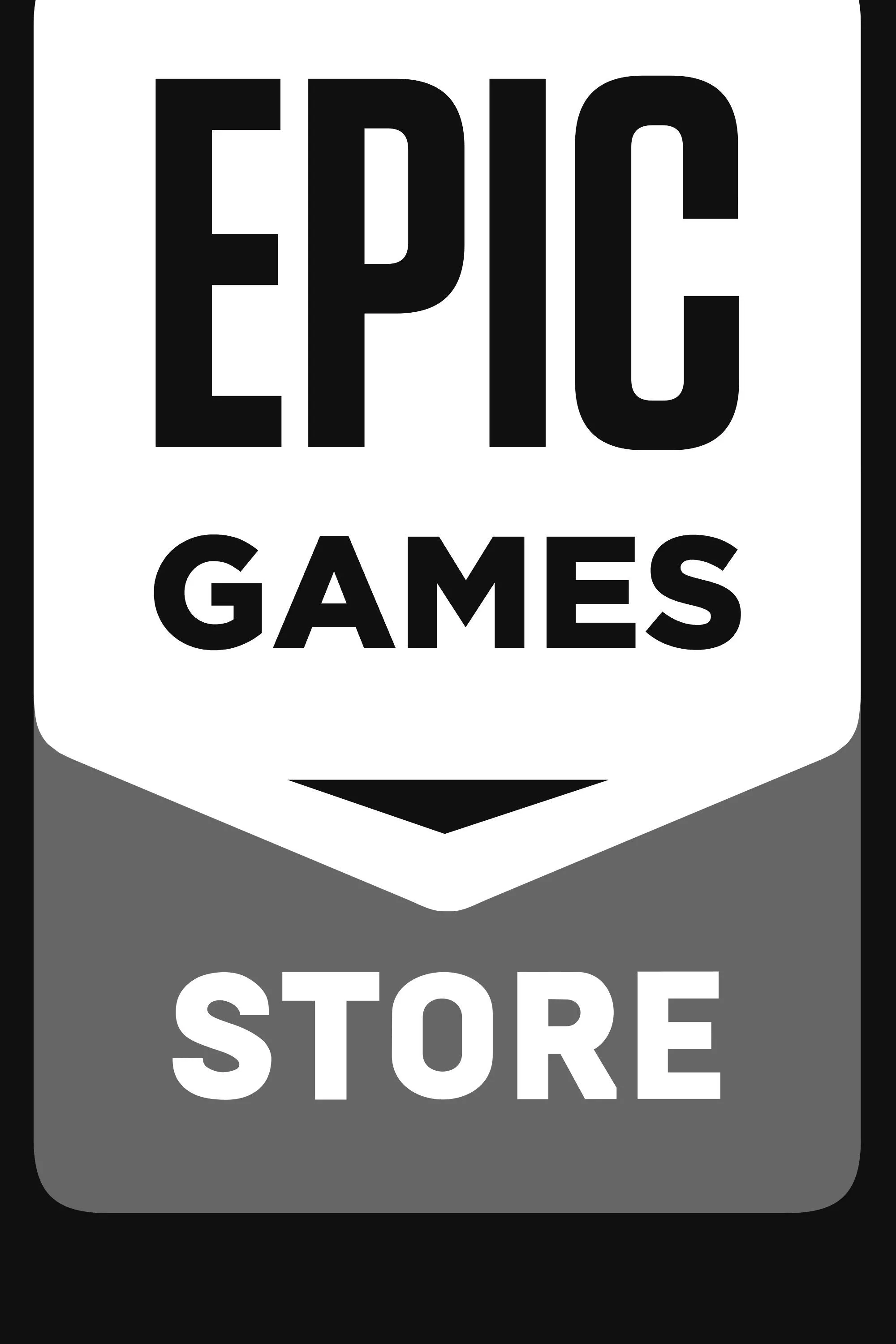 logo Epic Games Store, nền tảng phân phối chính thức cho tựa game Out of Time