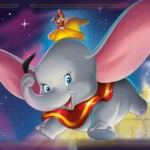 Nghệ thuật marketing Dumbo - The Flying Elephant từ Disney Lorcana, minh họa cho thẻ bài mới trong bộ Fabled