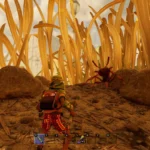 Người chơi đối đầu với Kiến Lính Đỏ (Red Soldier Ant) trong Grounded 2, nguồn cung cấp Acid Glands quan trọng.