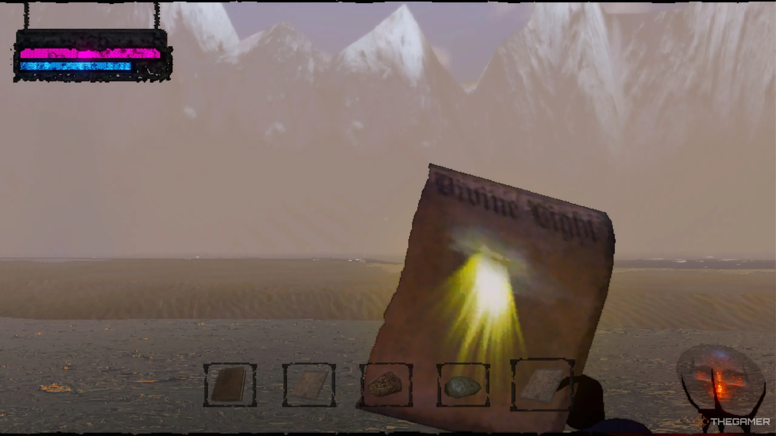 người chơi kích hoạt phép thuật Divine Light tạo ánh sáng hồi máu trong Mage Arena
