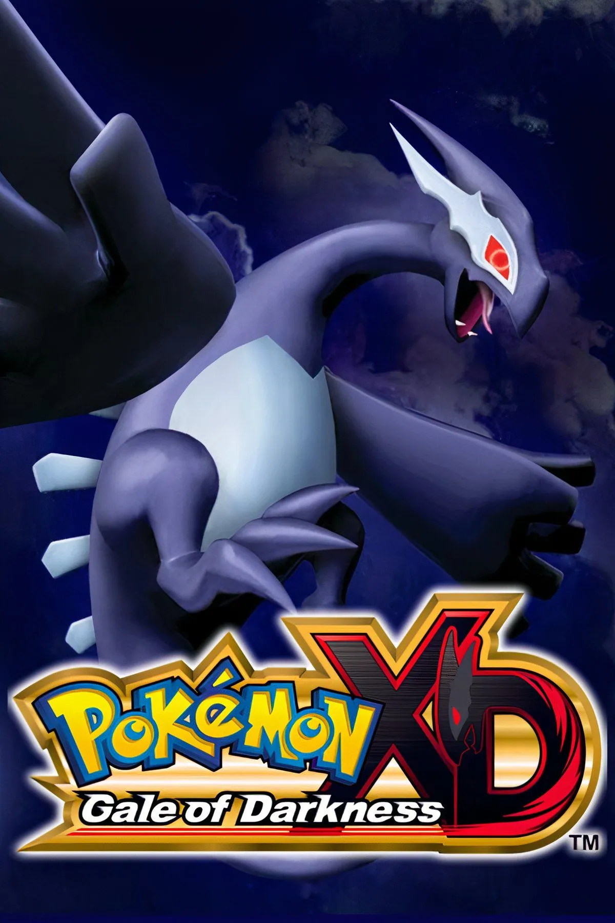 Pokemon XD: Gale of Darkness với giao diện chiến đấu và các Pokemon