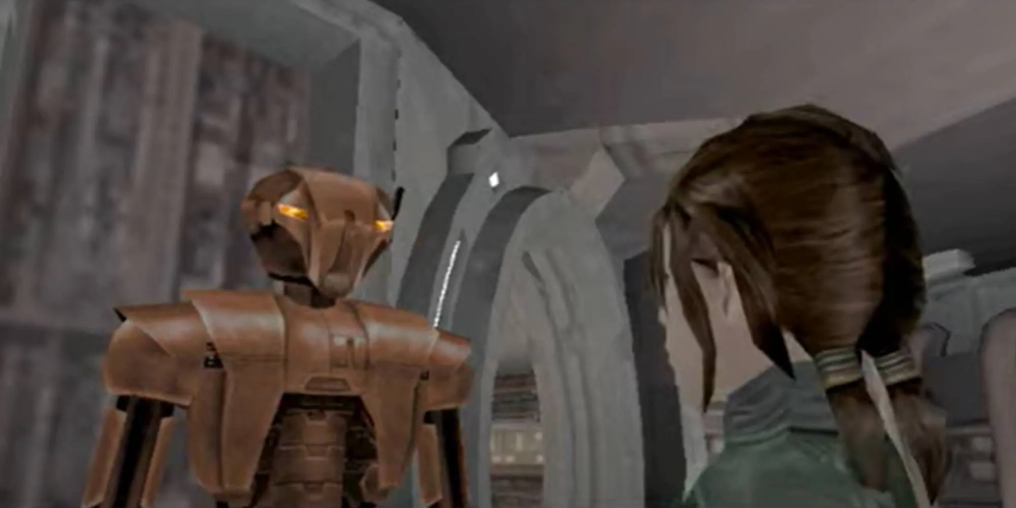 Sát thủ robot HK-47 trò chuyện với Exile trong KOTOR 2