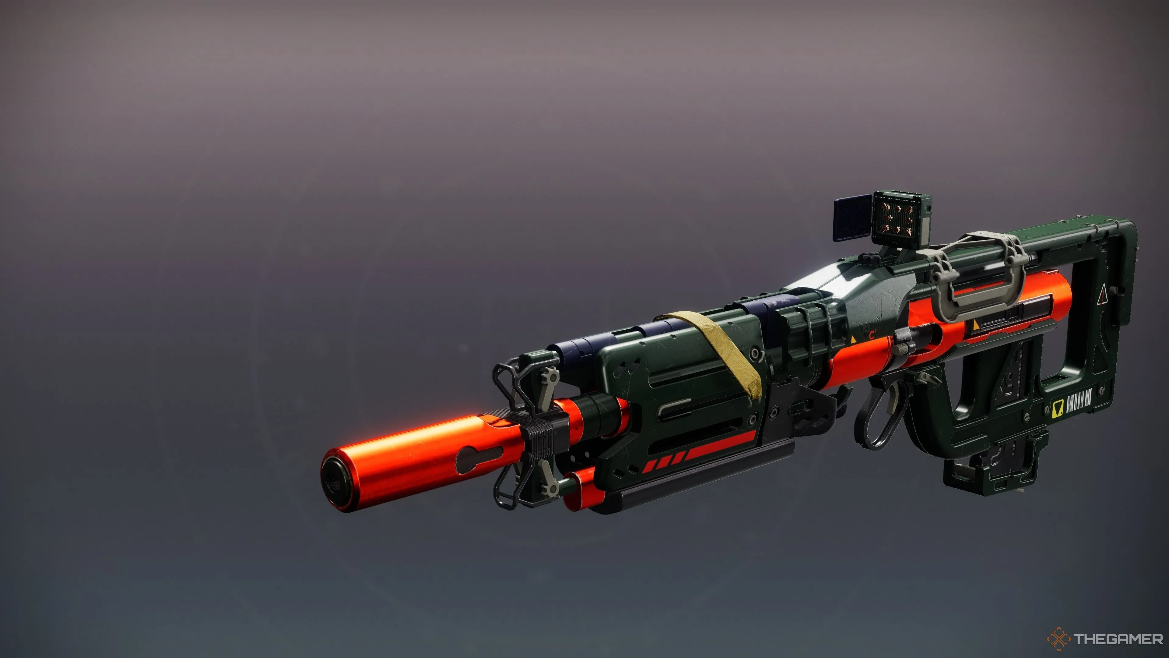 Súng trường xung Mint Retrograde với khả năng bắn micro-missile trong Destiny 2, tối ưu cho PvE