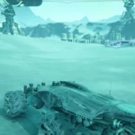 Tàu Nomad khám phá hành tinh Voeld băng giá trong Mass Effect Andromeda