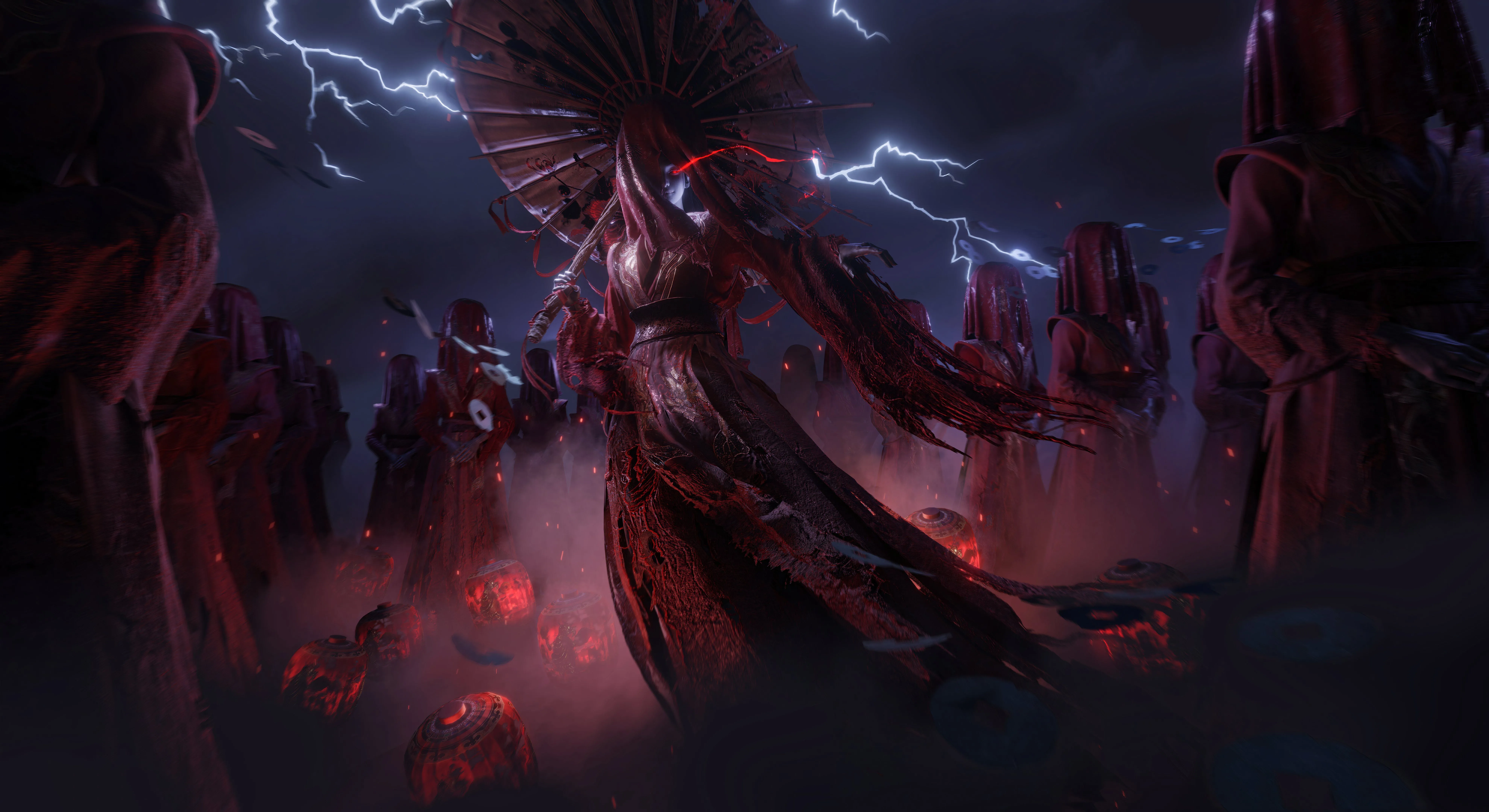 Trùm Ghost Noble đầy thử thách trong Where Winds Meet, minh họa hệ thống chiến đấu đa dạng của game